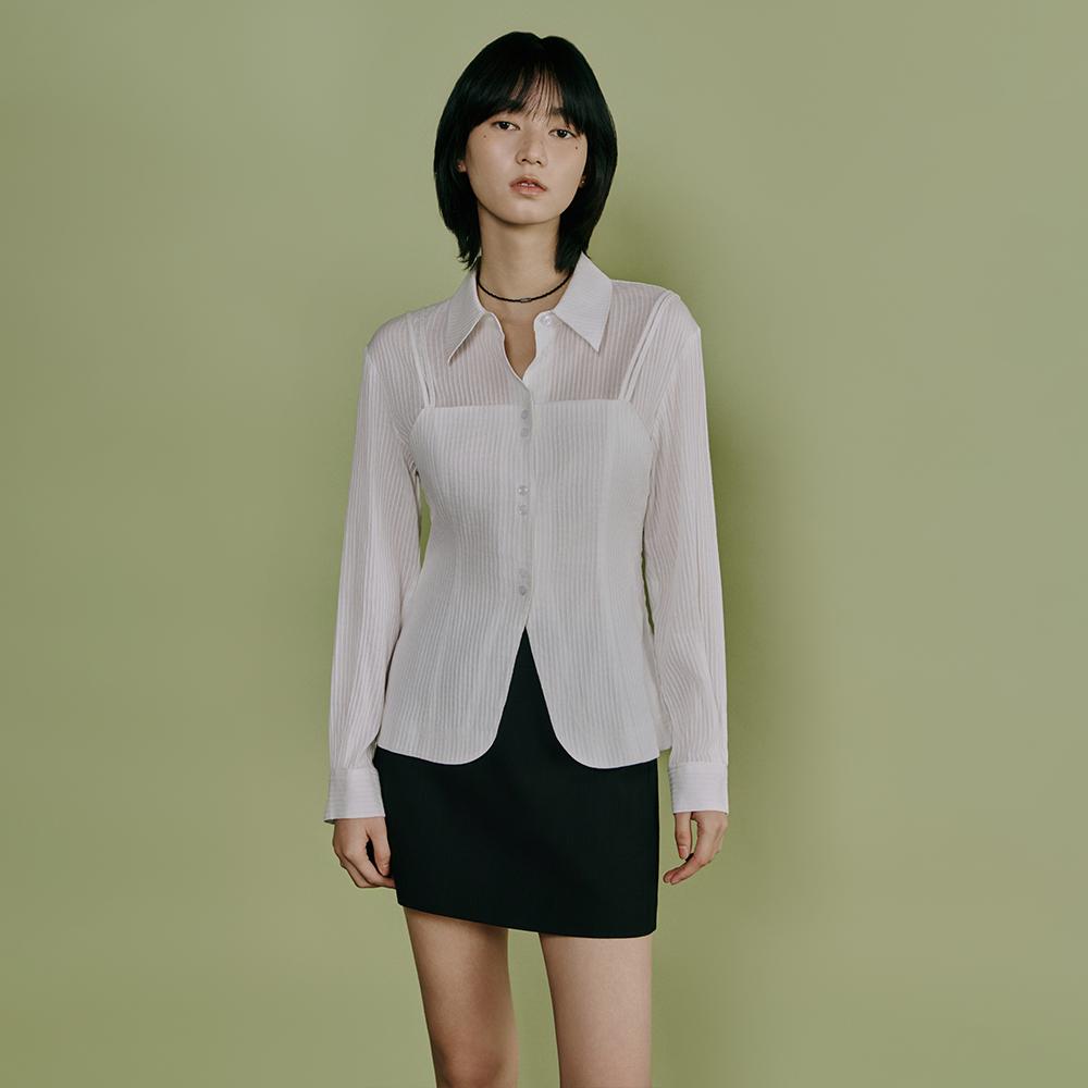 뷔스티에 부착형 블라우스 AS1WB268