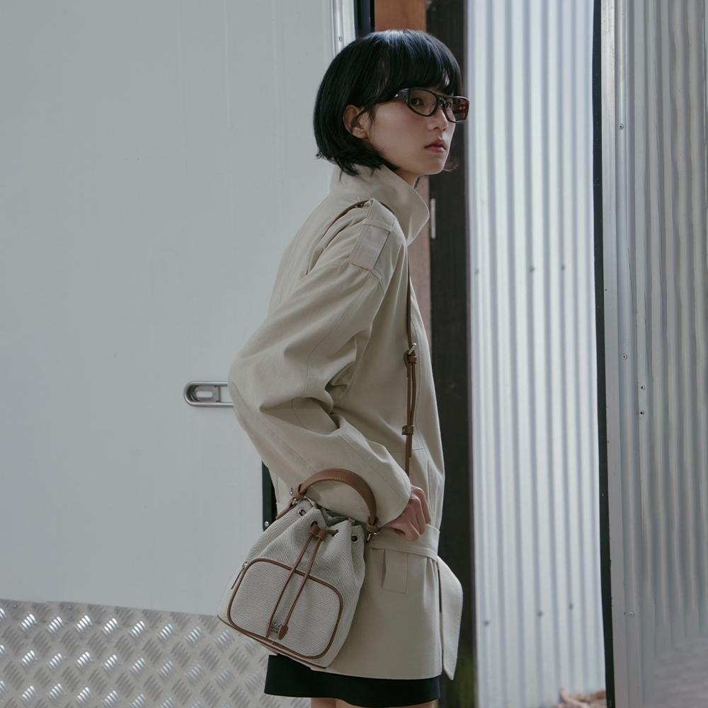 CANVAS POCKET BUCKET BAG AS7AB202