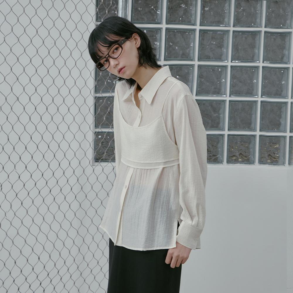 뷔스티에 레이어드 블라우스 AS1WB269
