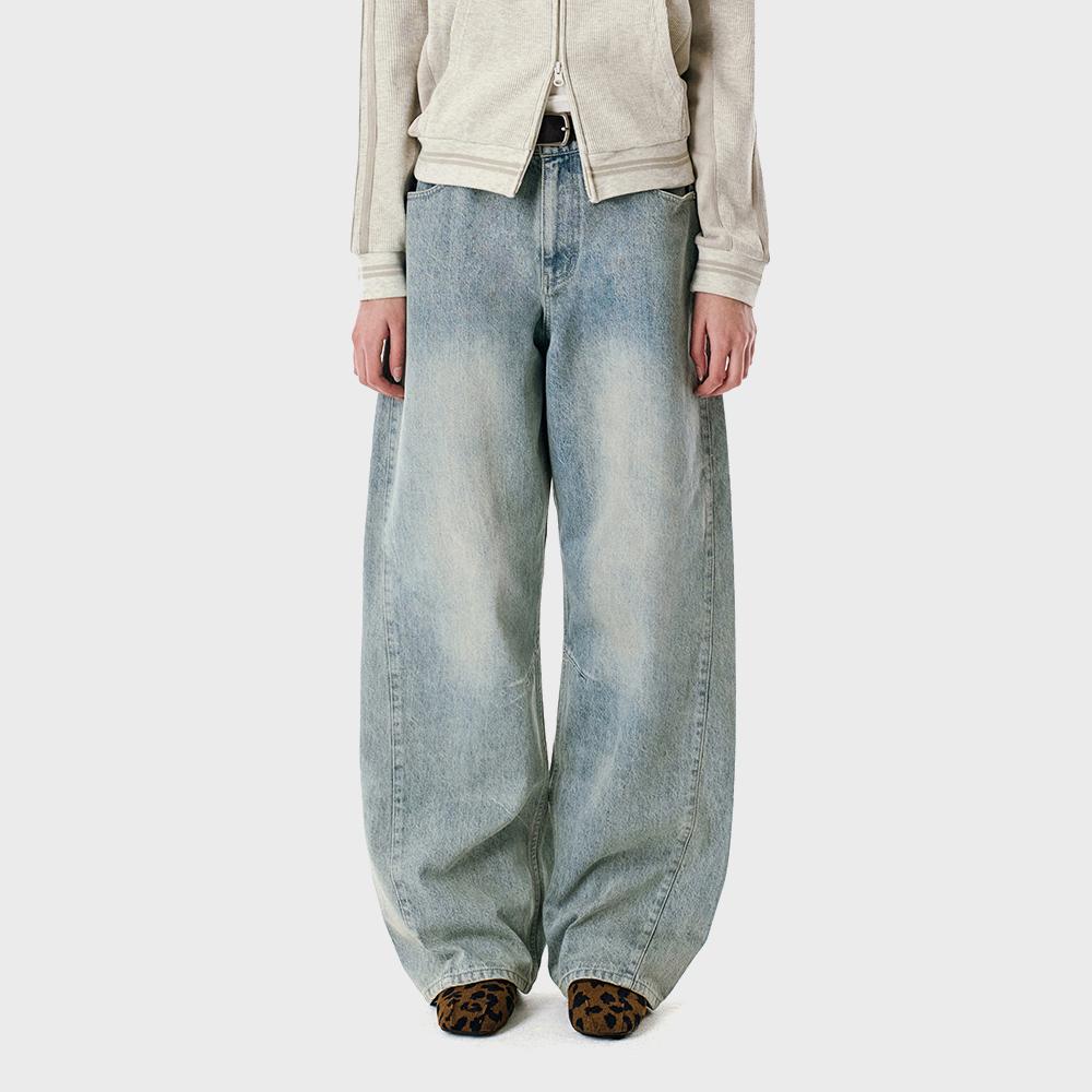 Curved Stitch Wide Denim Pants [LBLUE]_SEPT038LBLUE