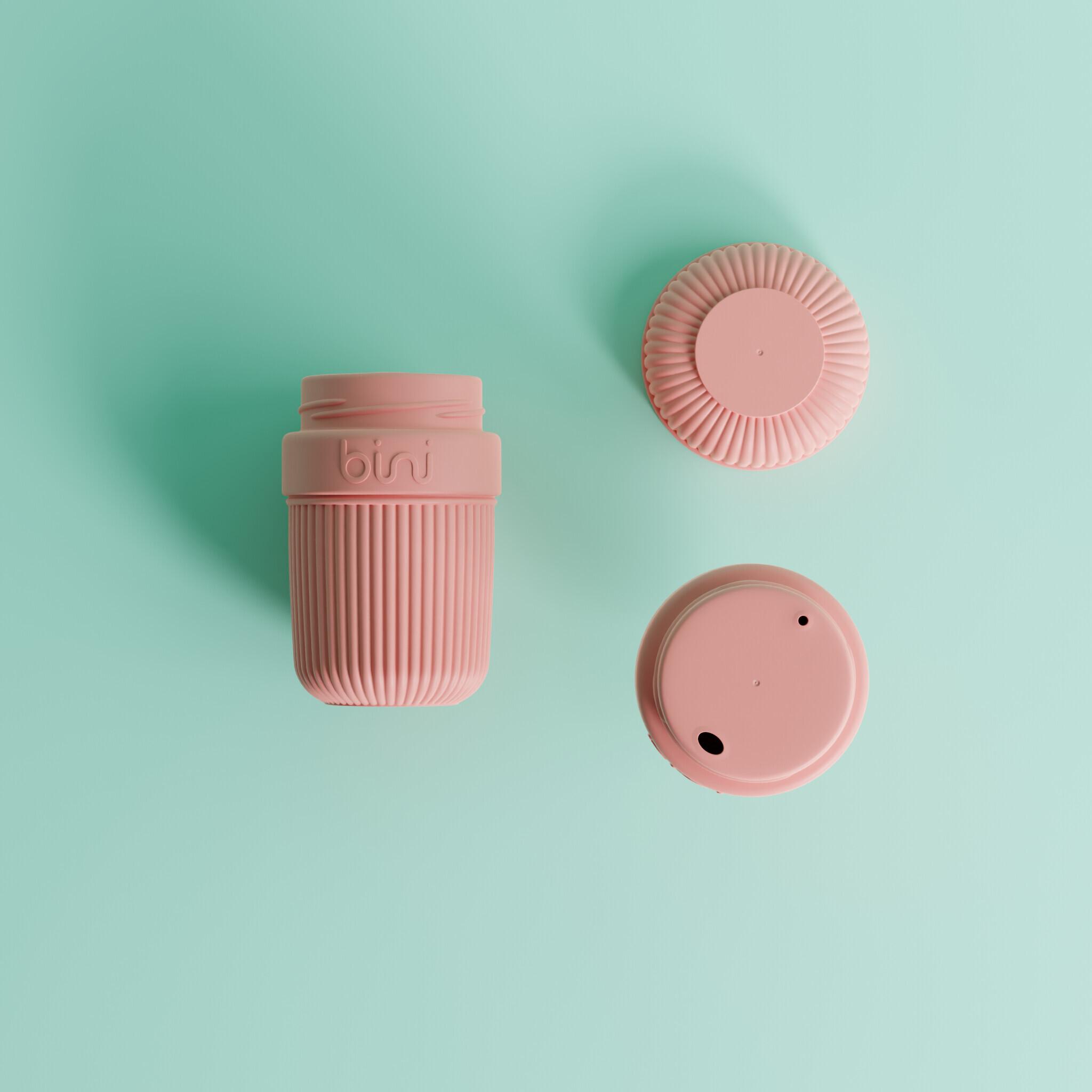 Bini Mug 비니머그 휴대용 머그 텀블러_핑크