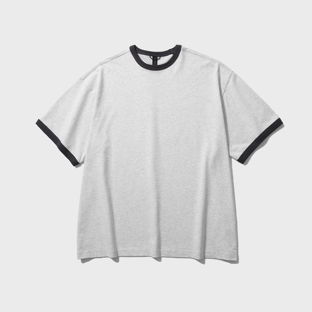 [SS26] RINGER H/S TEE / LIGHT HEATHER GRAY