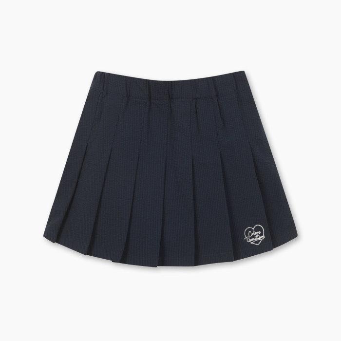 [Online Exclusive] 시어서커 플리츠 스커트_QASK10631NY