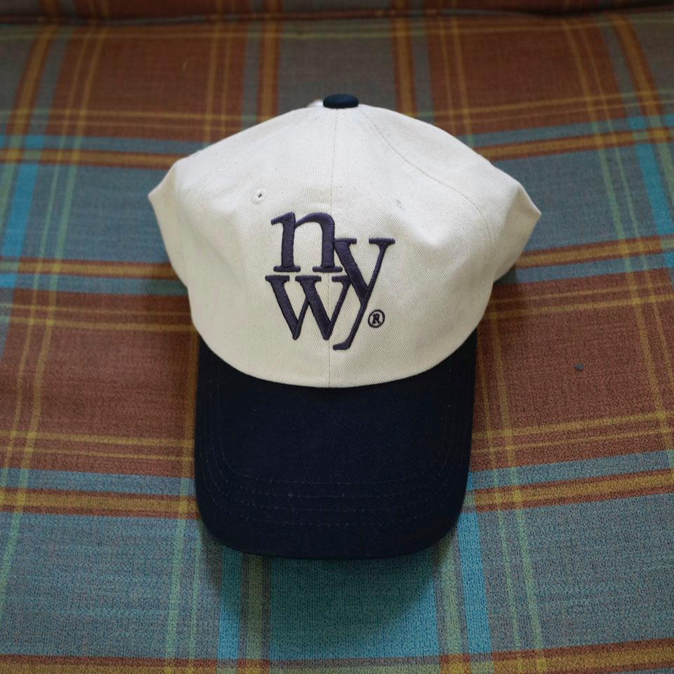 NYW LOGO TWOTONE BALL CAP_NAVY