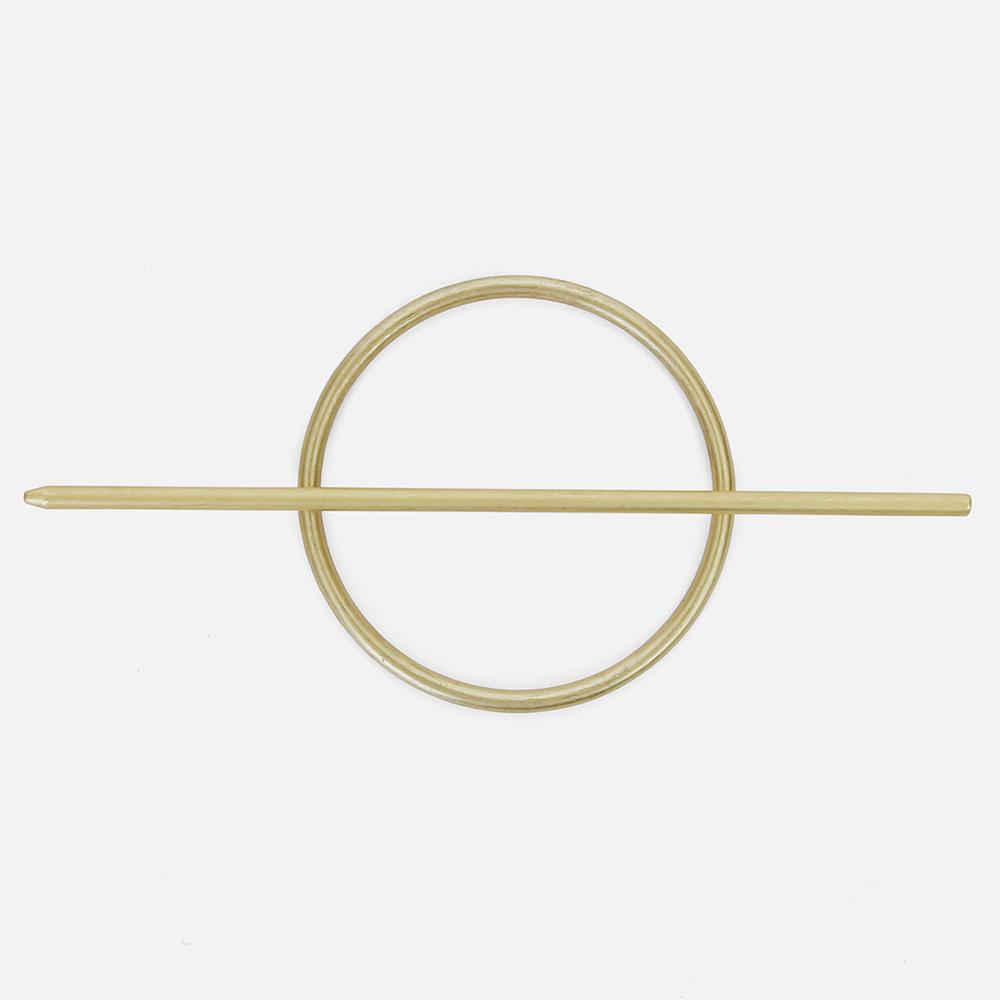 브라스 헤어핀 CIRCLE HAIR PIN / BRASS GOLD