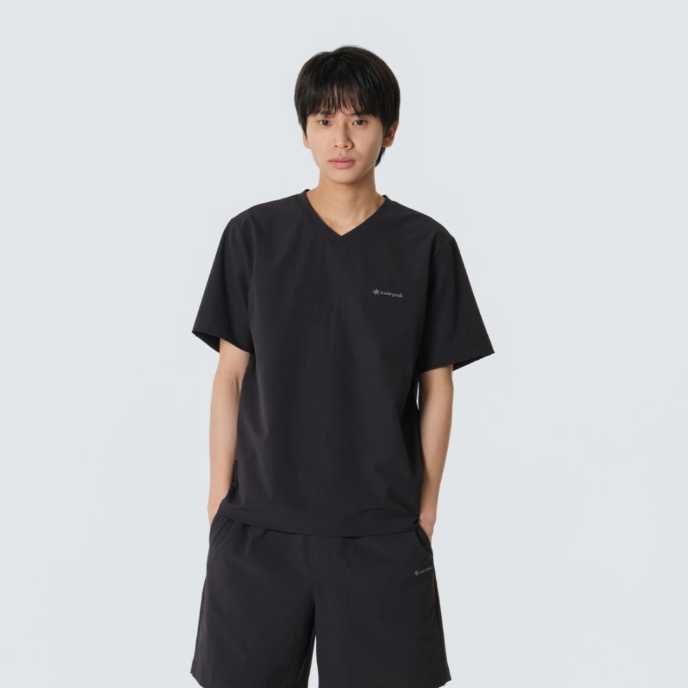 클래식 V넥 반팔 티셔츠 Black (S26MMTTS14)
