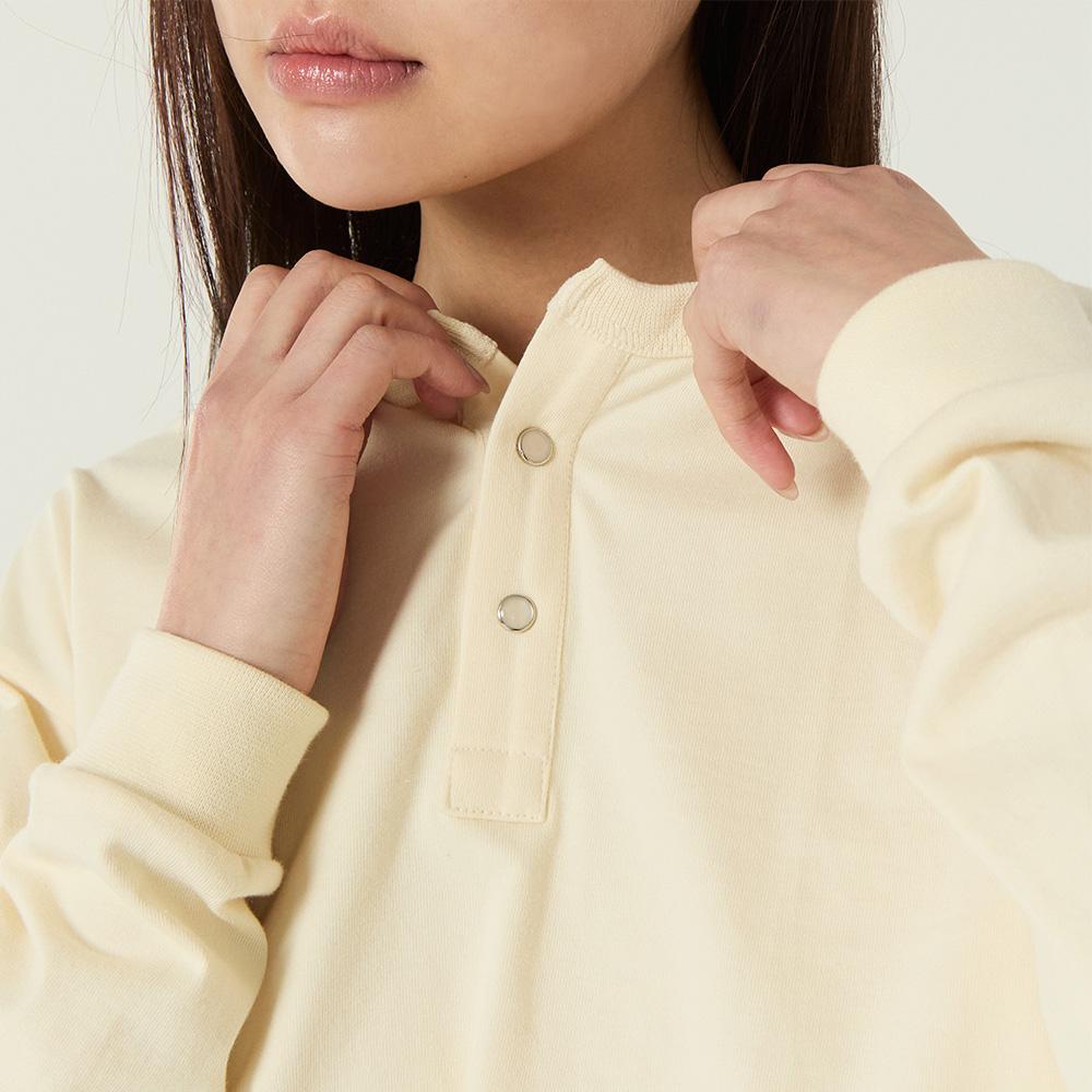 HENLEY L/S (CREAM)