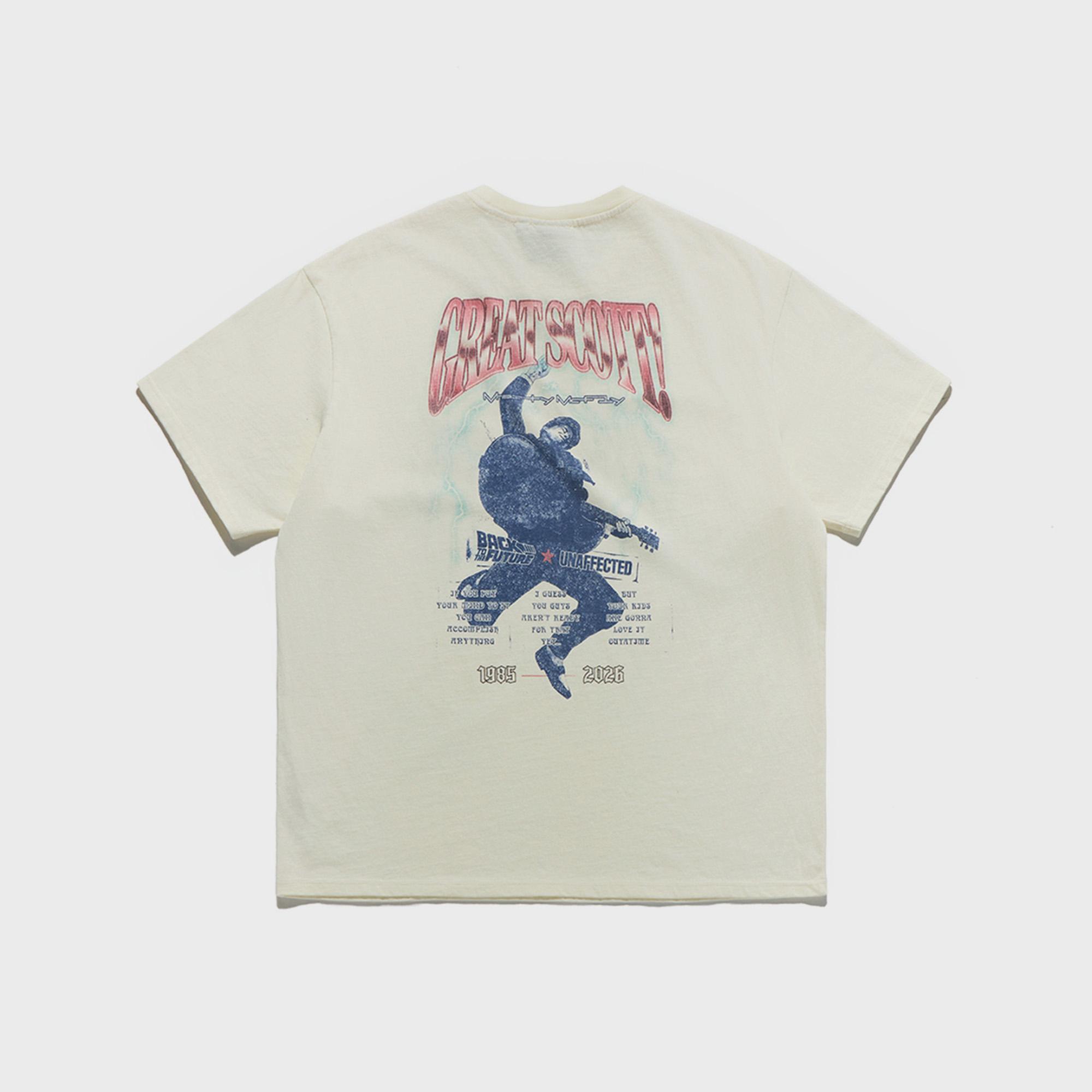 BTTF WORLD TOUR T-SHIRT / ECRU