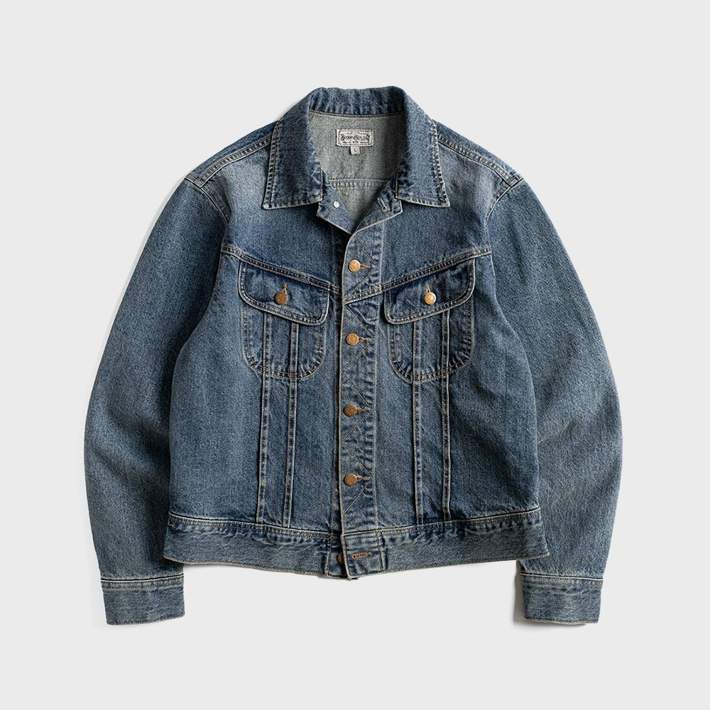 15 TRUCKER JACKET [LOT. 421] (blue)
