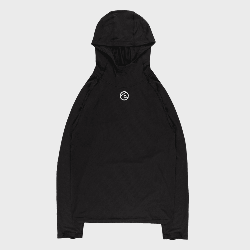 LIGHT BASE LAYER BALACLAVA HOODIE BLACK