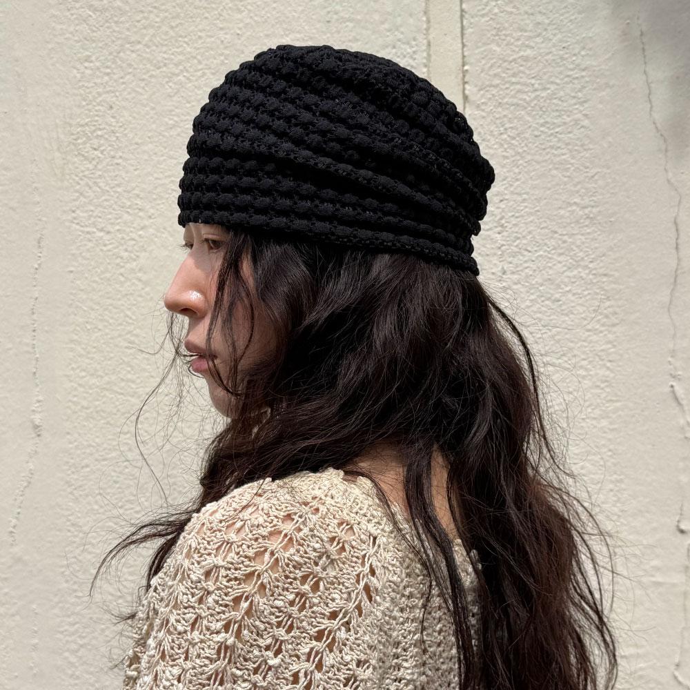 Crochet summer beanie