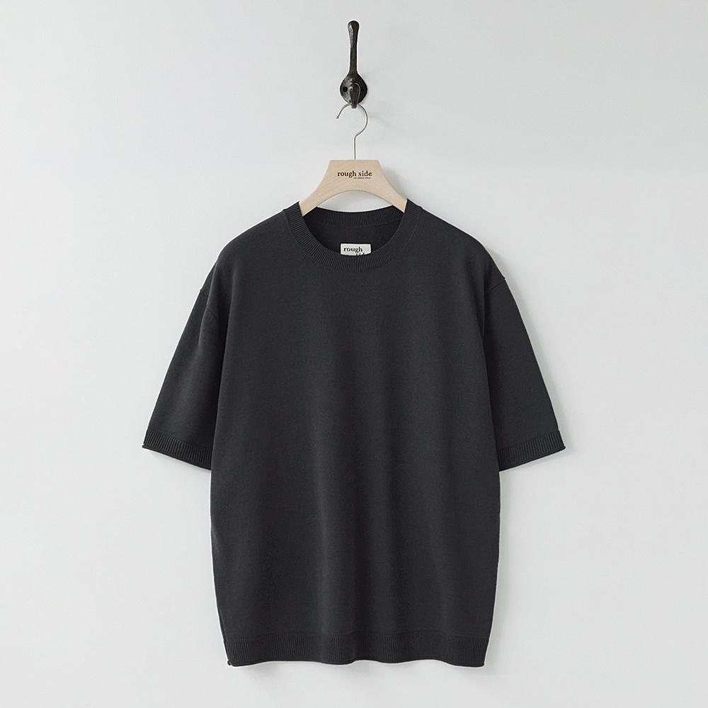 Curly Half Knit Ash Black