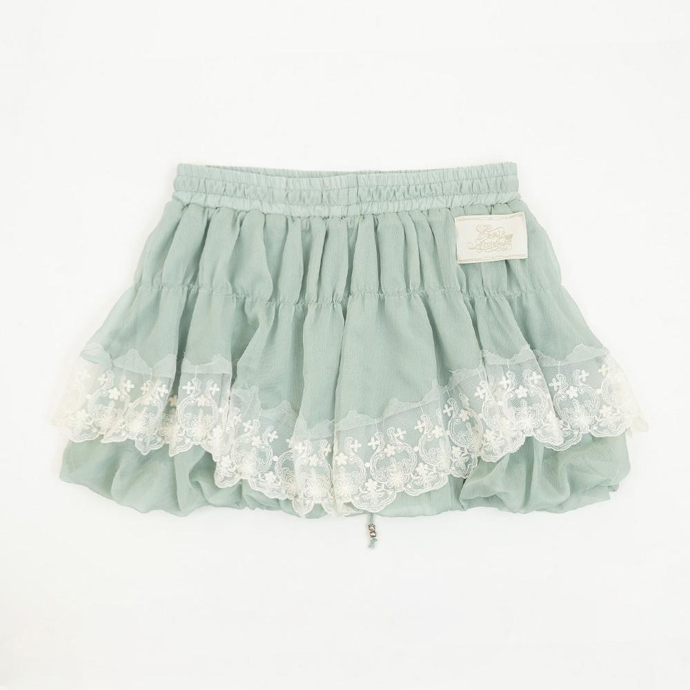 BOHEMIAN LACE SKIRT [MINT]