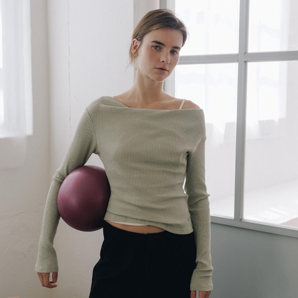 Anna Off-Shoulder Top, Mint