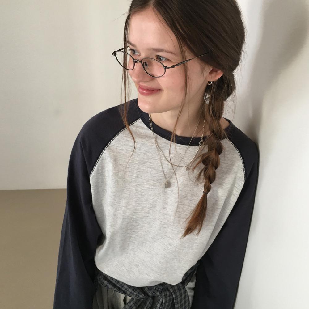 Neer raglan t-shirt (melange gray)