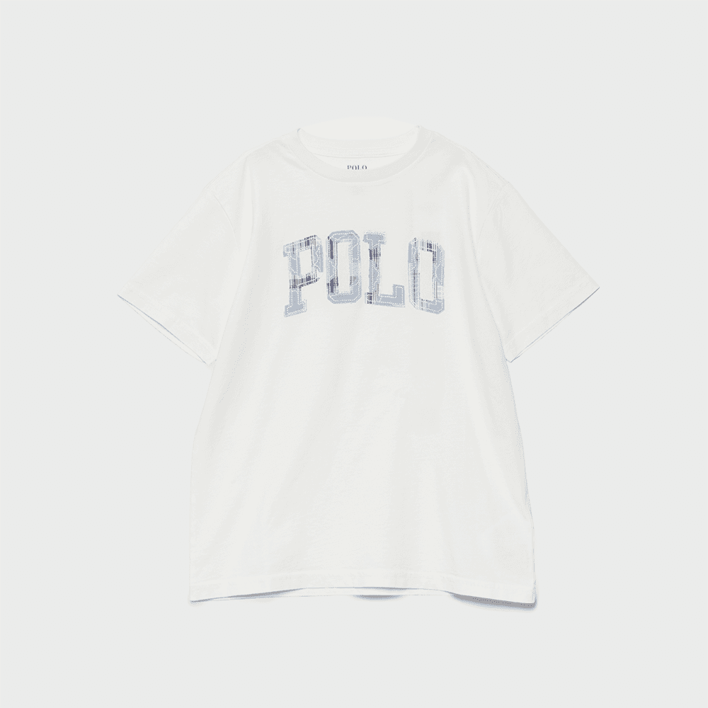 로고 코튼 저지 티 (WHITE)