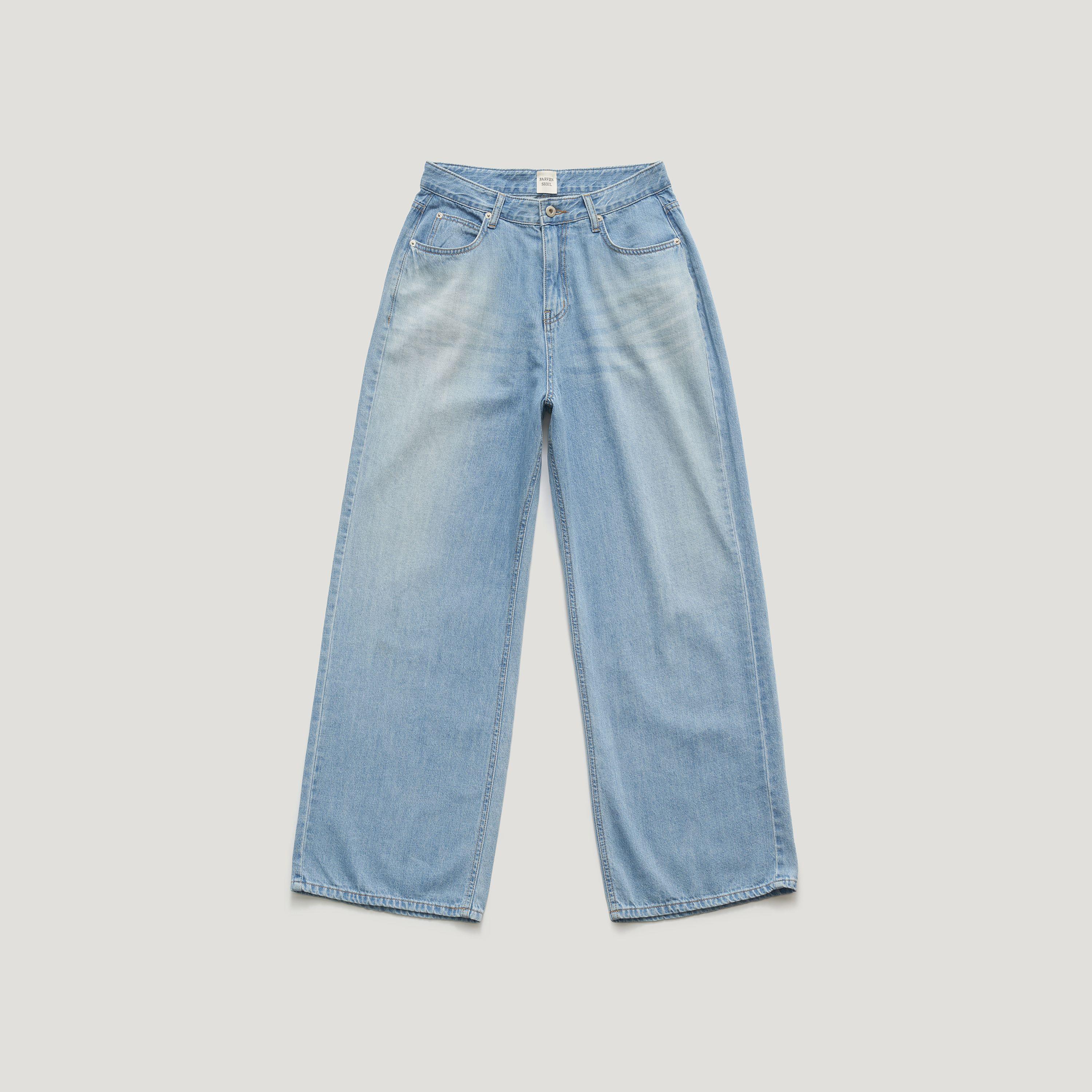 [3rd reorder 5/26 PM15:30 open] KYRA WASHED BRUSH DENIM PANTS_WASHED BLUE