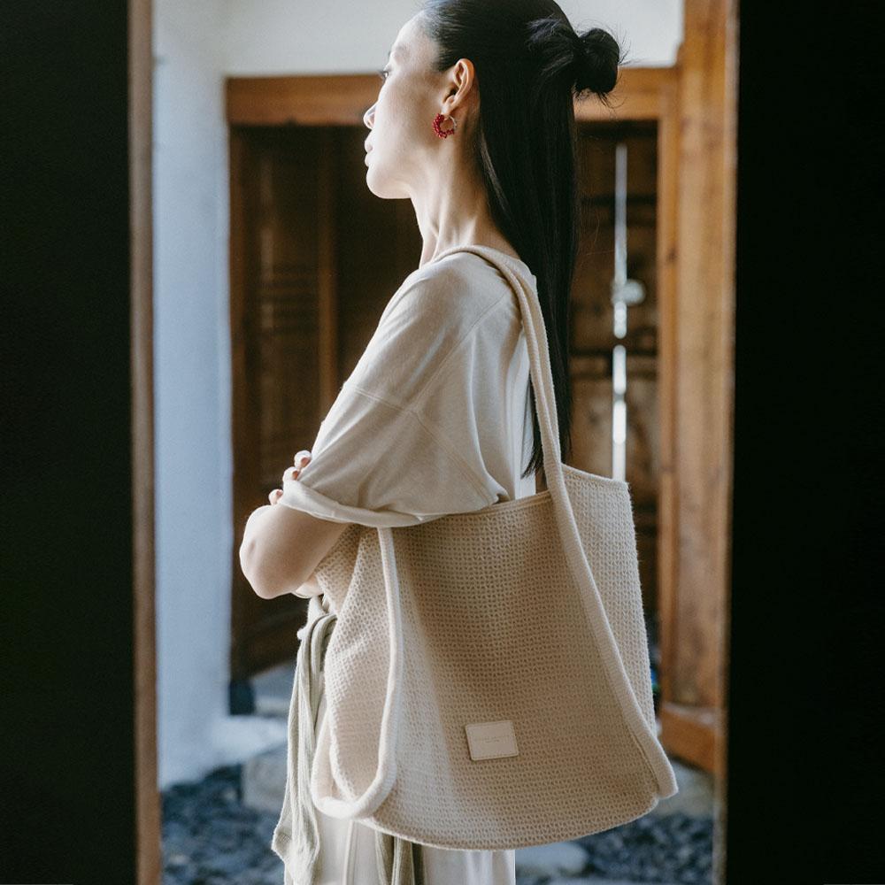 [인플루언서PICK] SIAC3073 Crochet Bag_Cream