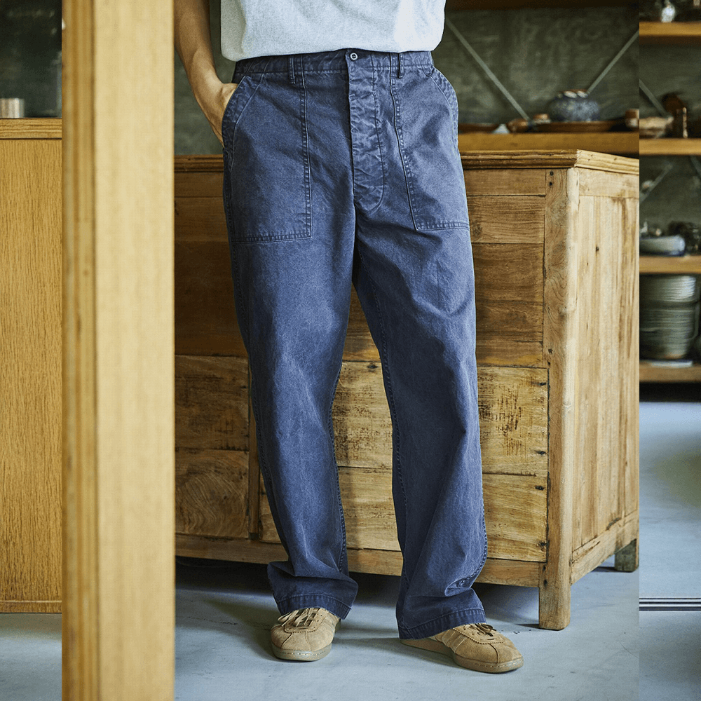 (M) SUMMER FATIGUE PANTS (BLACK M61)