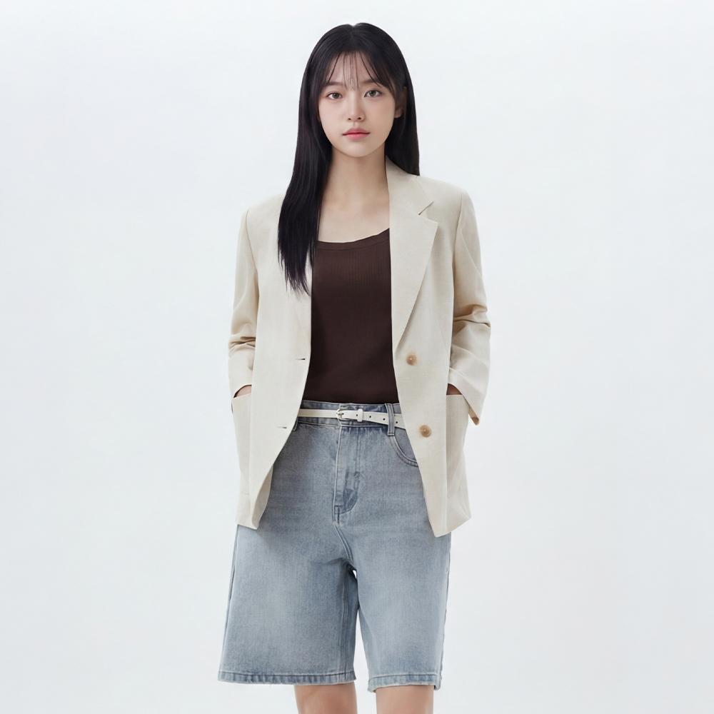 뒤버튼 긴팔 자켓 AS2WJ461