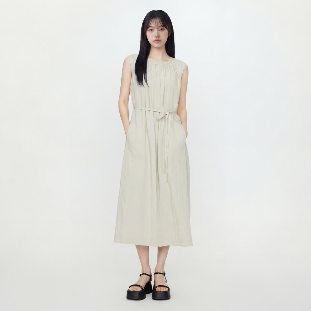 소프트 민소매 원피스 AS2WO563