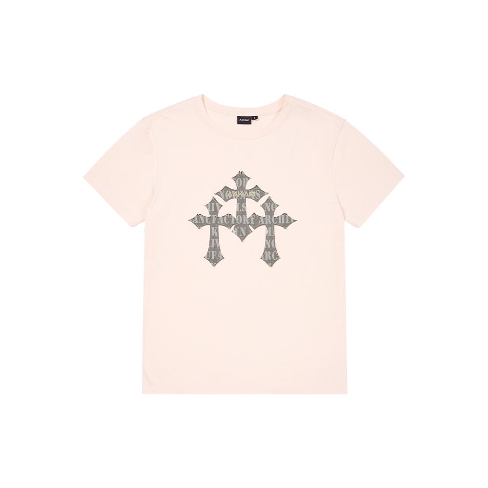 Trinity Cross Half Top (Pink)