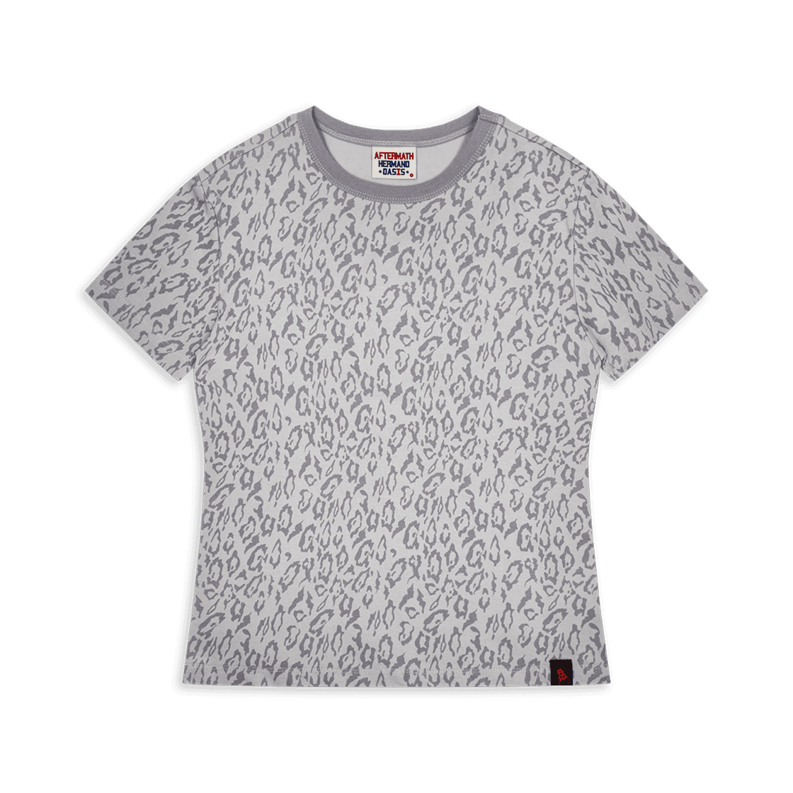 ATM W LEOPARD TEE GREY