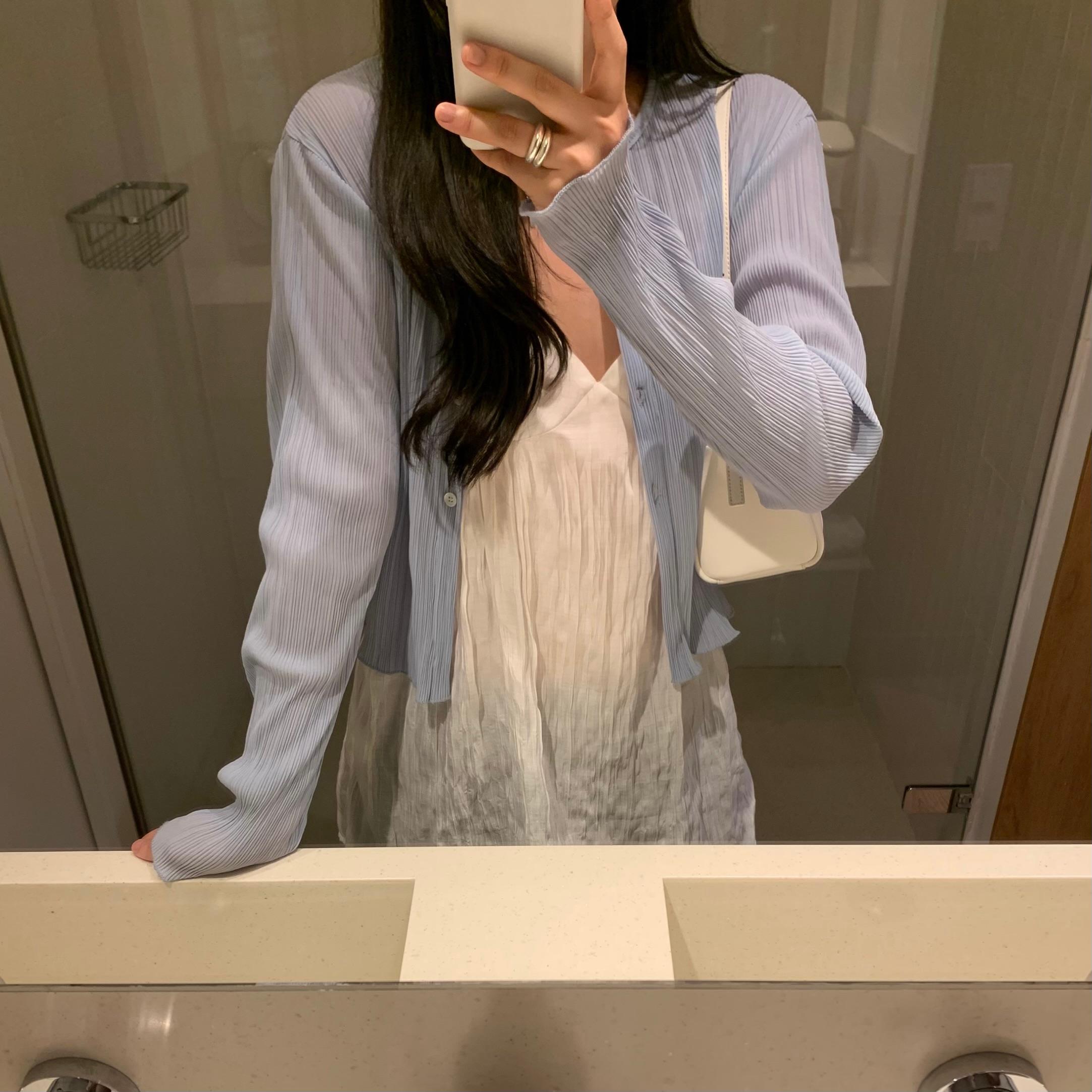 [3rd]Tene Pleats Cardigan (Sora)