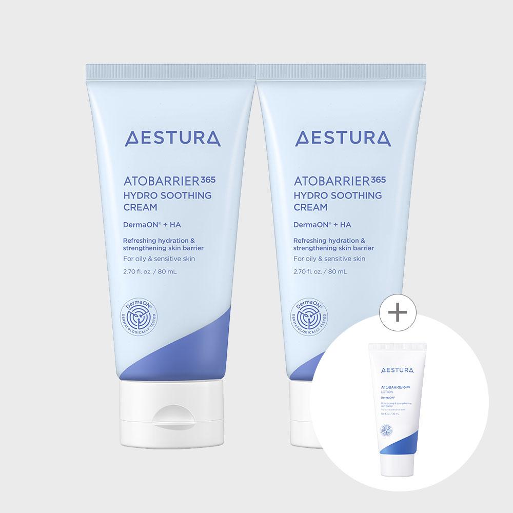 아토베리어365 하이드로 수딩크림 80ml x 2개