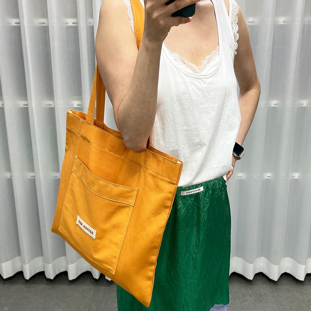 SHOPPER POCKET BAG [MUSTARD]