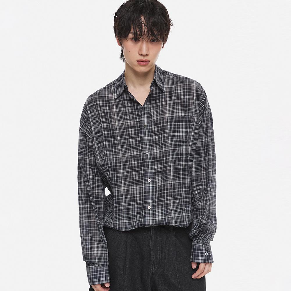 [스페셜 기획] 라이트 썸머 체크 셔츠 네이비