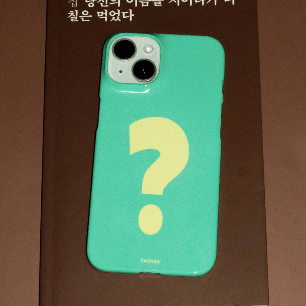 SIGN phone case - APPLE MINT (하드/맥세이프 하드)