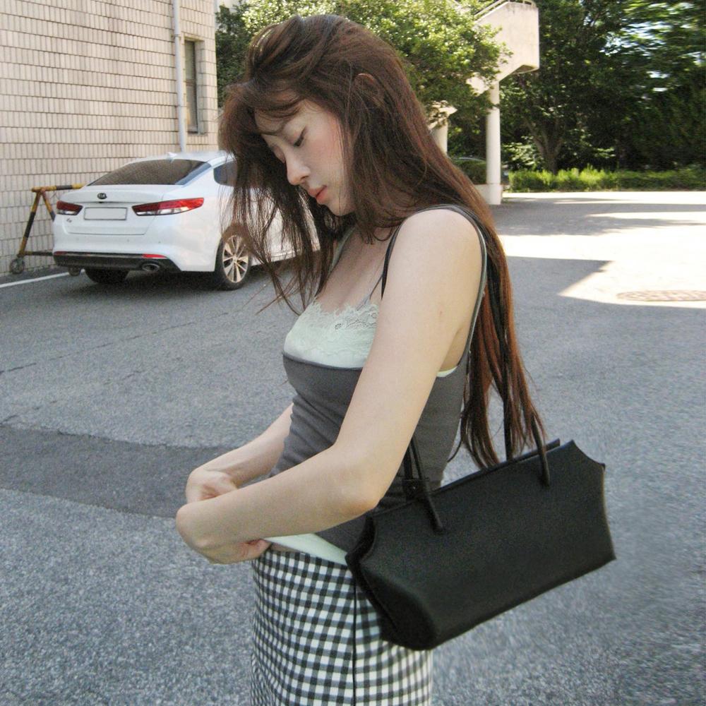 [유하 PICK] RIVA BAG _ black 숄더백 토트백