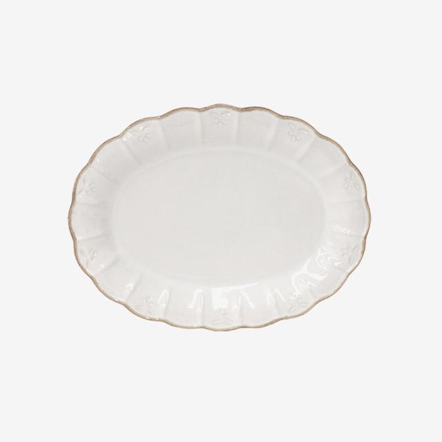 [코스타노바] 올리바 화이트 30cm 타원접시