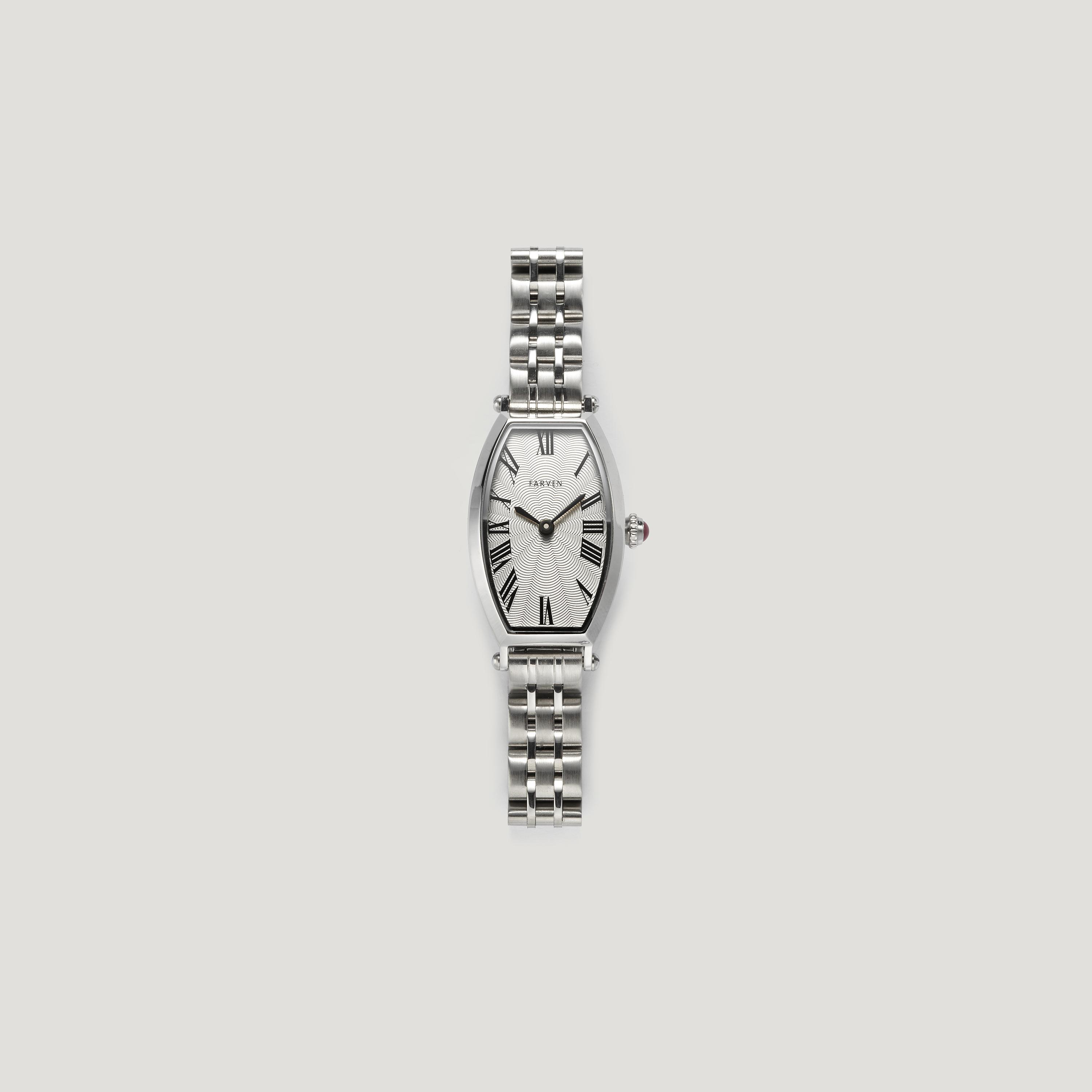 [PRE-ORDER] [5/20 PM14:00-PM23:59] TONAL CURVED METAL WATCH_SILVER