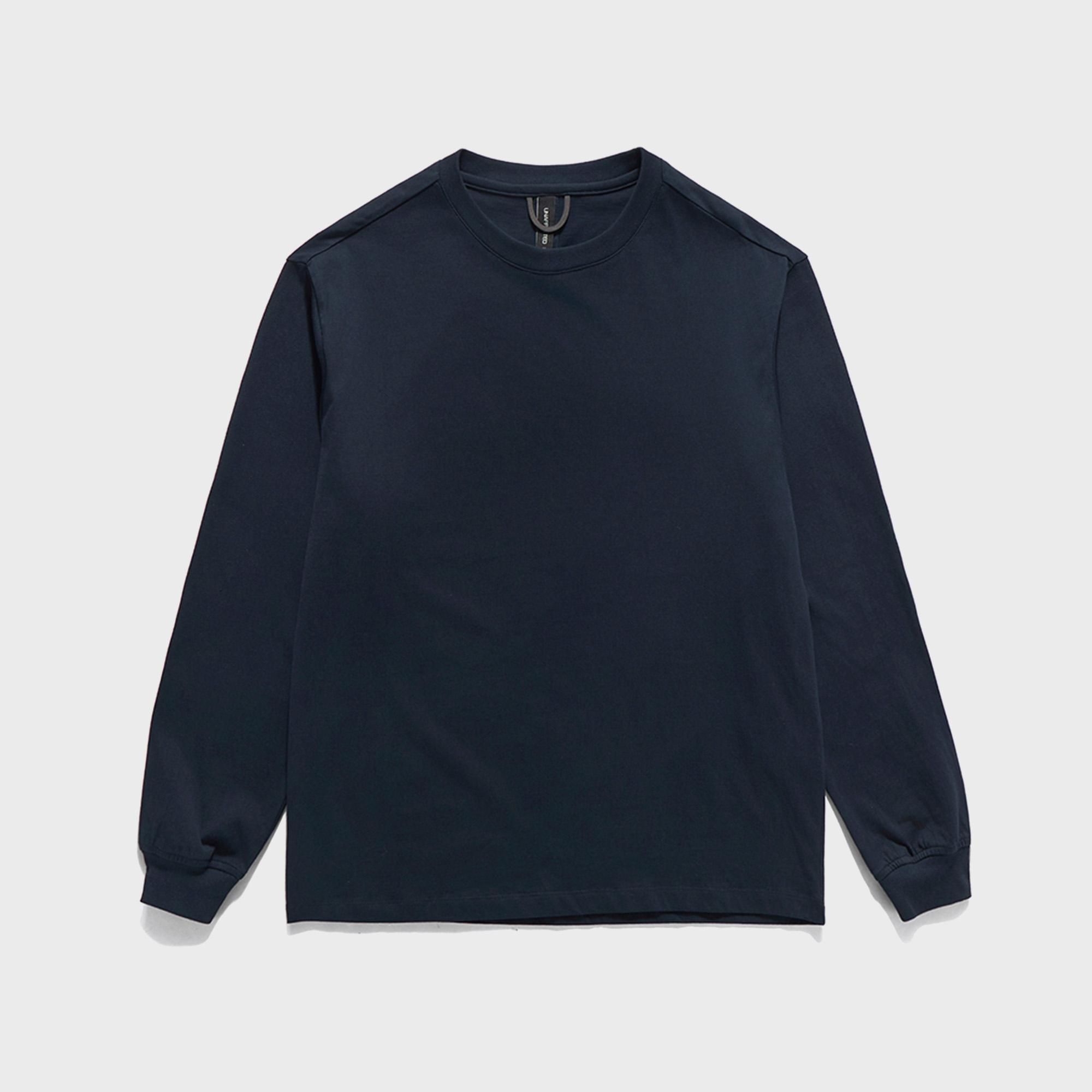 [ESSENTIAL] EASY COMFORT LONG SLEEVES / NAVY