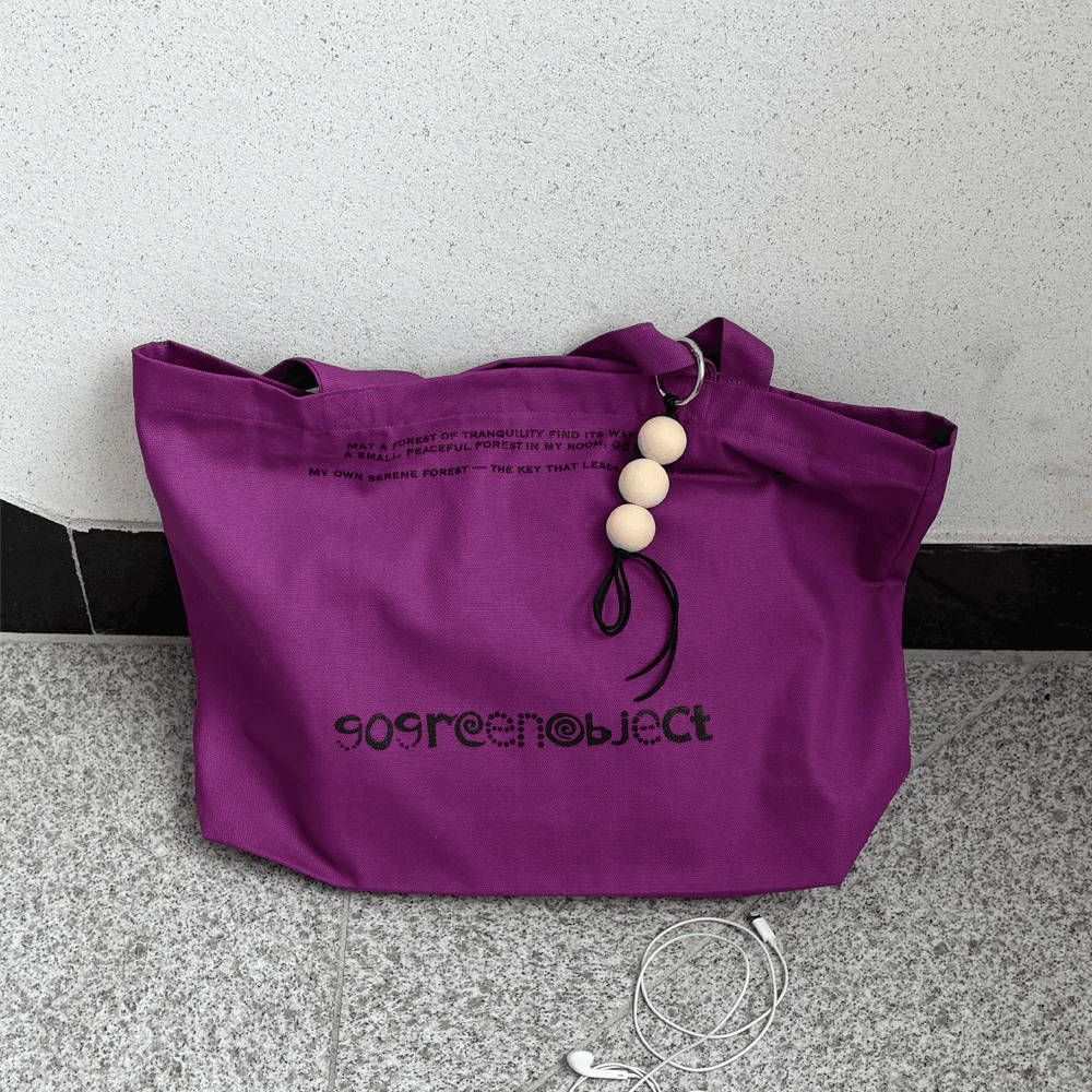 [키링증정] Basic Cotton Bag/Purple