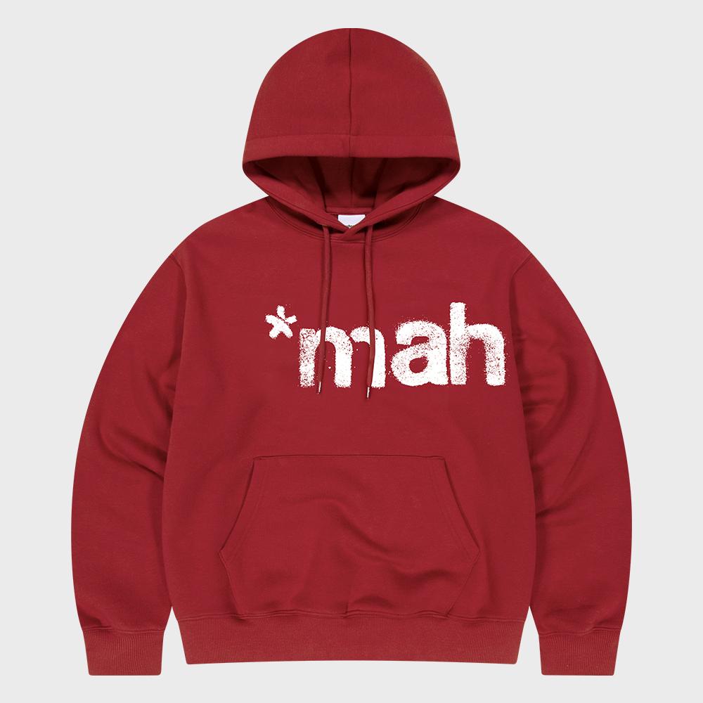 mah SPRAY HOODIE[BURGUNDY]