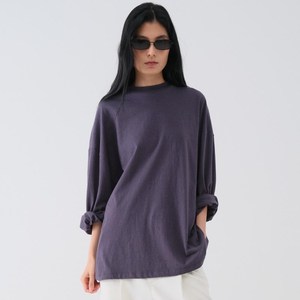 NEP OVERSIZE LONG SLEEVE_NAVY