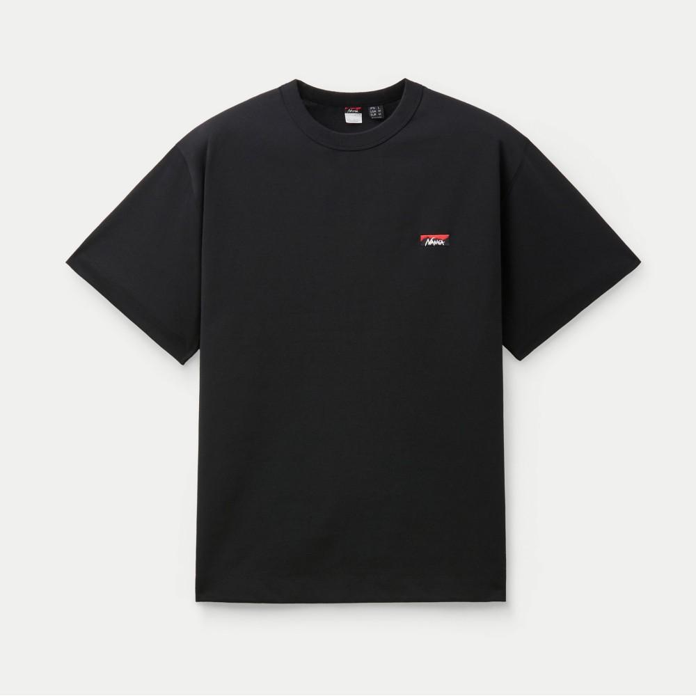 NANGA ECO HYBRID BOX LOGO EMBROIDERY TEE SVTAW26153BKX