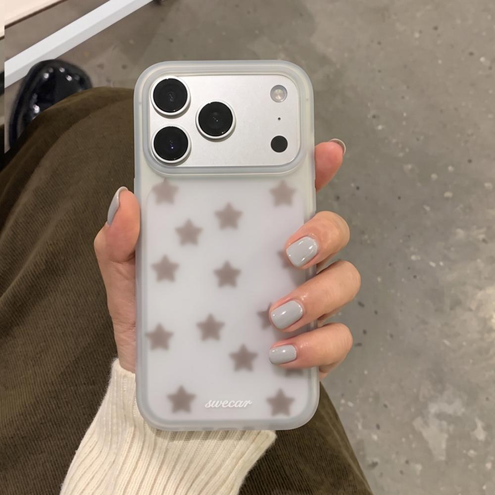 [+아이폰18] FOG BROWN STAR CASE