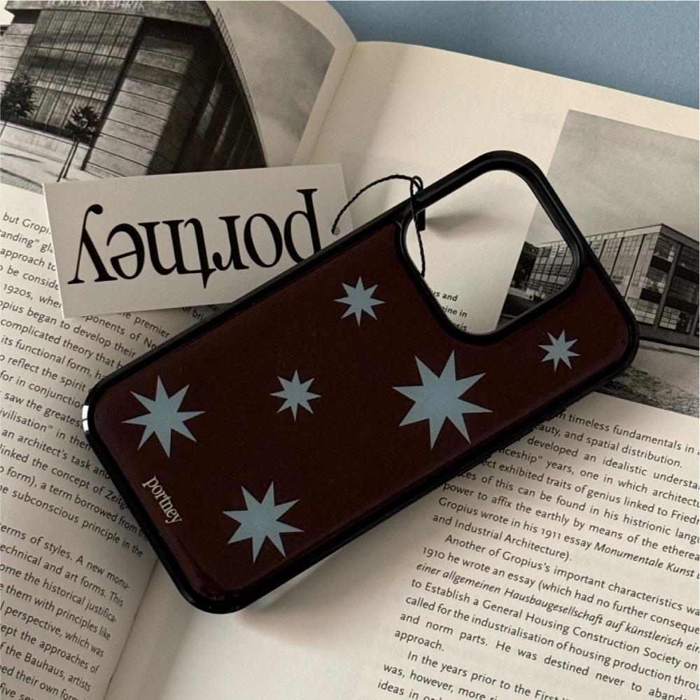 [아이폰18프로/폴드8][+맥세이프]brown star epoxy case