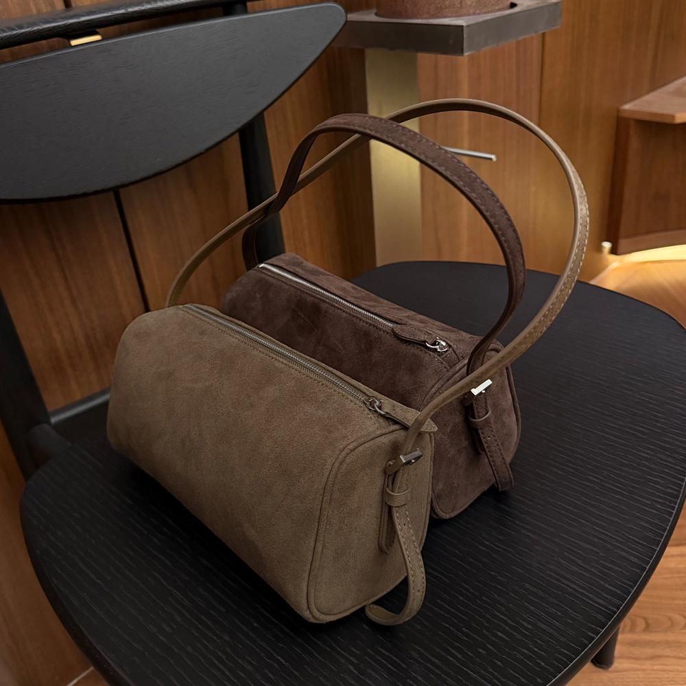 (3차)ORE BAG suede walnut taupe