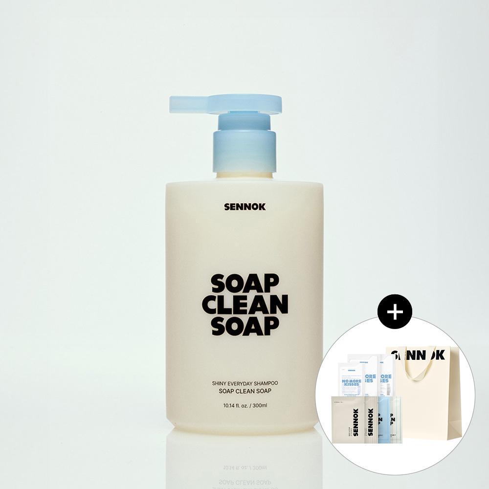 샤이니 에브리데이 샴푸 솝 클린 솝 300ML+ (증정) 기프트백+샤쉐7종