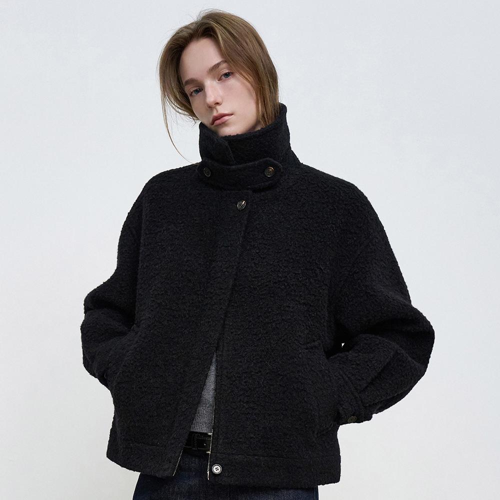 Suri Alpaca Convertible Blouson_Deep Navy