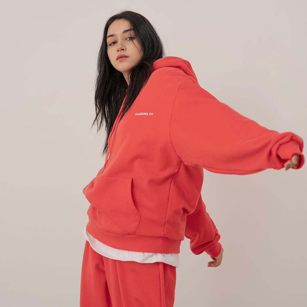 Pandora logo hoodie Cherryred