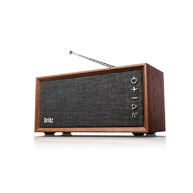 브리츠 휴대용 블루투스 라디오 스피커 BA-RBW1