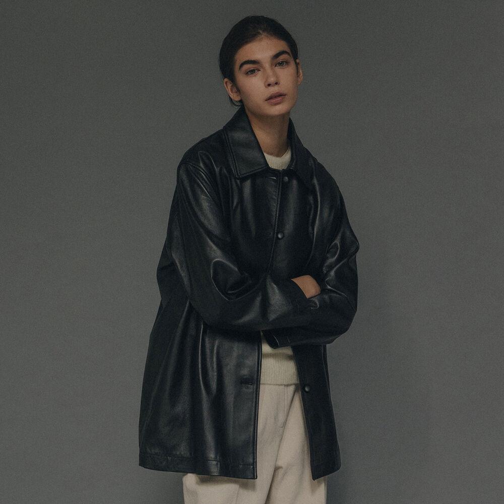 Jain leather jacket (Black)