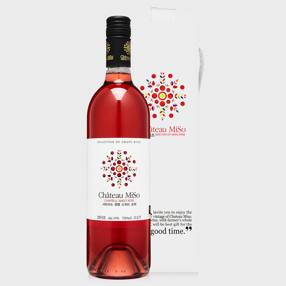 도란원 샤토미소 로제스위트와인 12도 750ml 우리술품평회대상