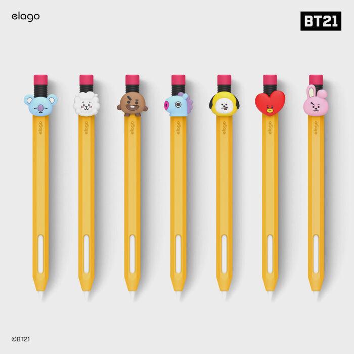 BT21 애플펜슬 2세대 프로  실리콘 케이스